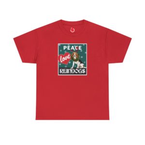 Peace Love Reindog Beagle Unisex Tee