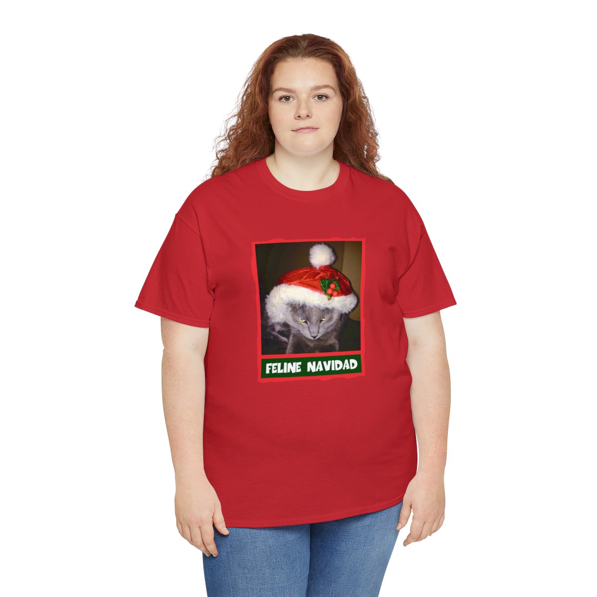 Feline Navidad Grinch Unisex Tee - Image 7