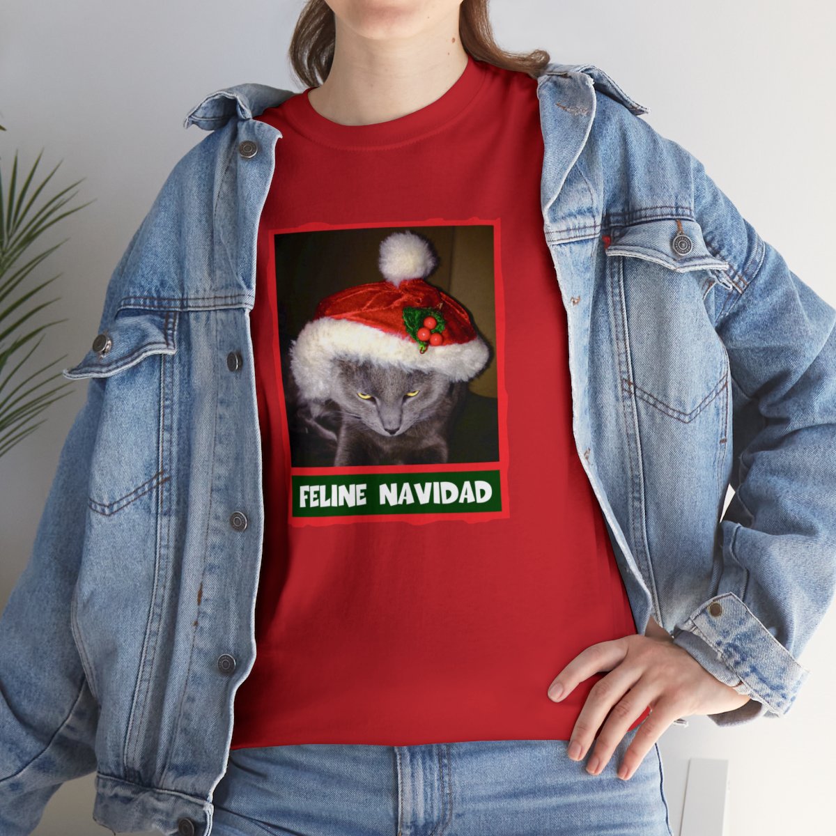 Feline Navidad Grinch Unisex Tee - Image 9