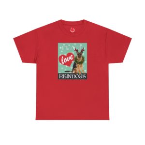 Peace Love Reindogs German Shepherd Unisex Tee