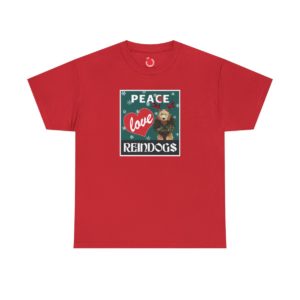 Peace Love Reindogs Goldendoodle Unisex Tee