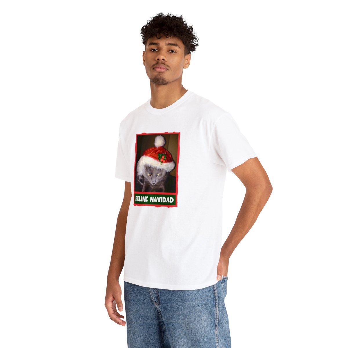 Feline Navidad Grinch Unisex Tee - Image 18