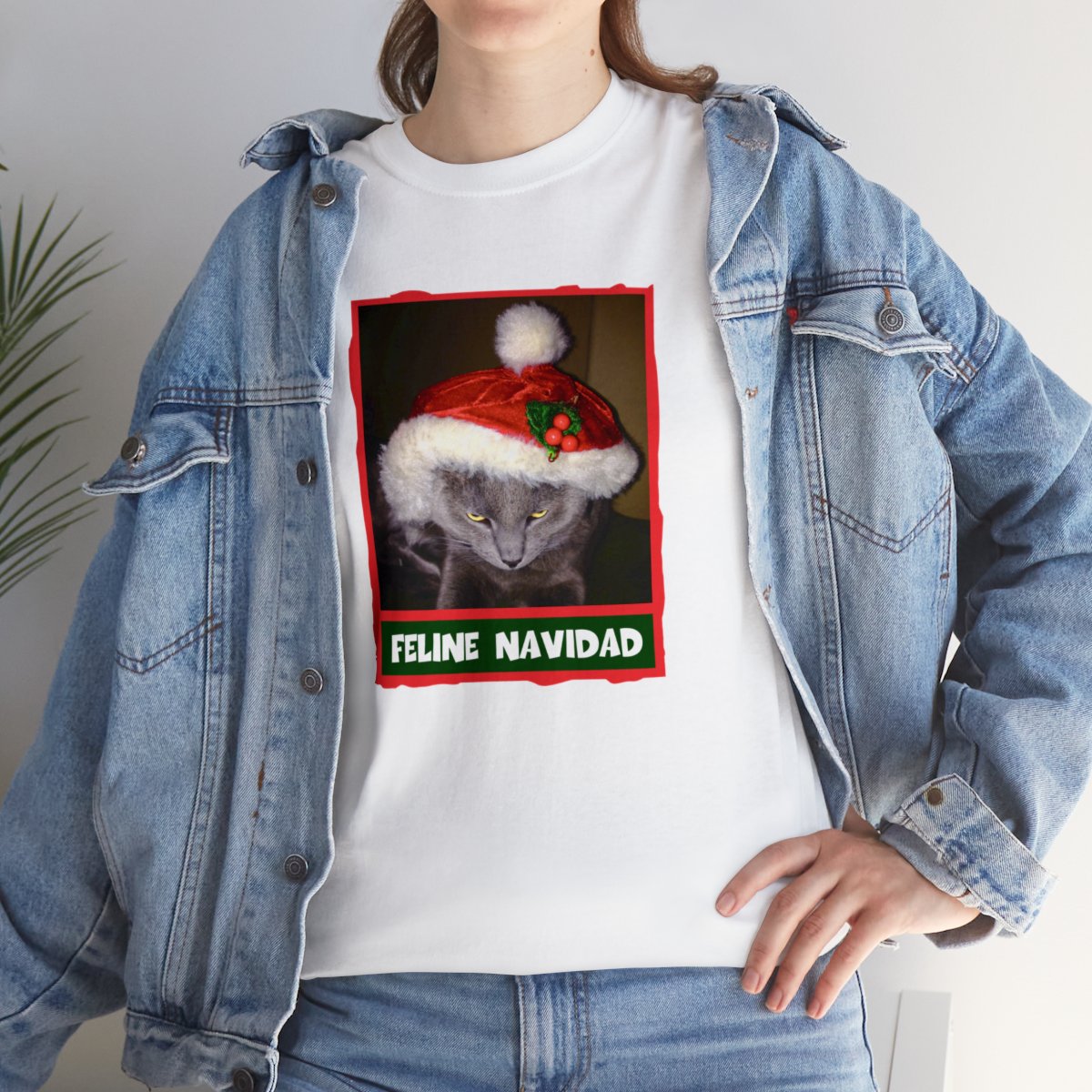 Feline Navidad Grinch Unisex Tee - Image 21