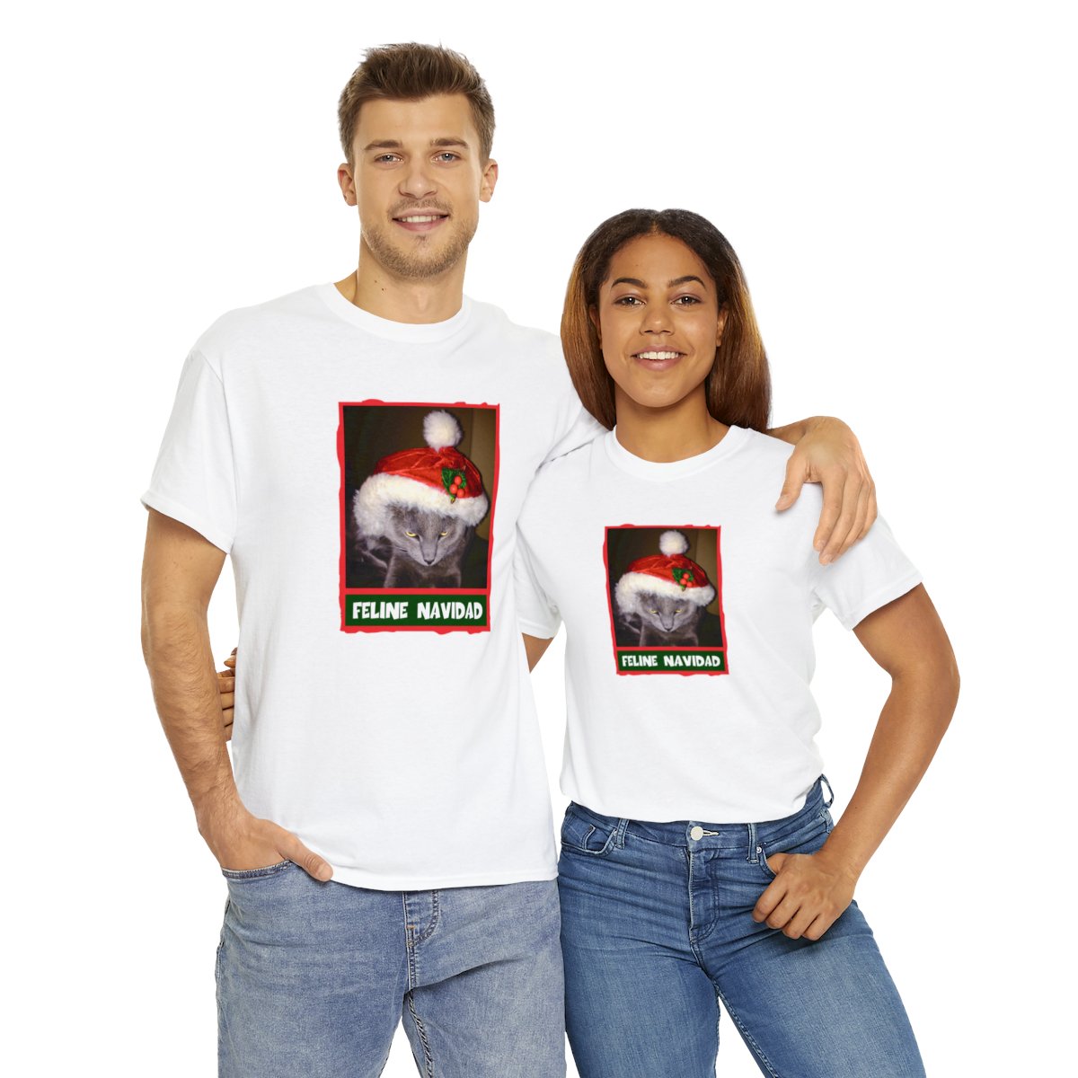 Feline Navidad Grinch Unisex Tee - Image 22