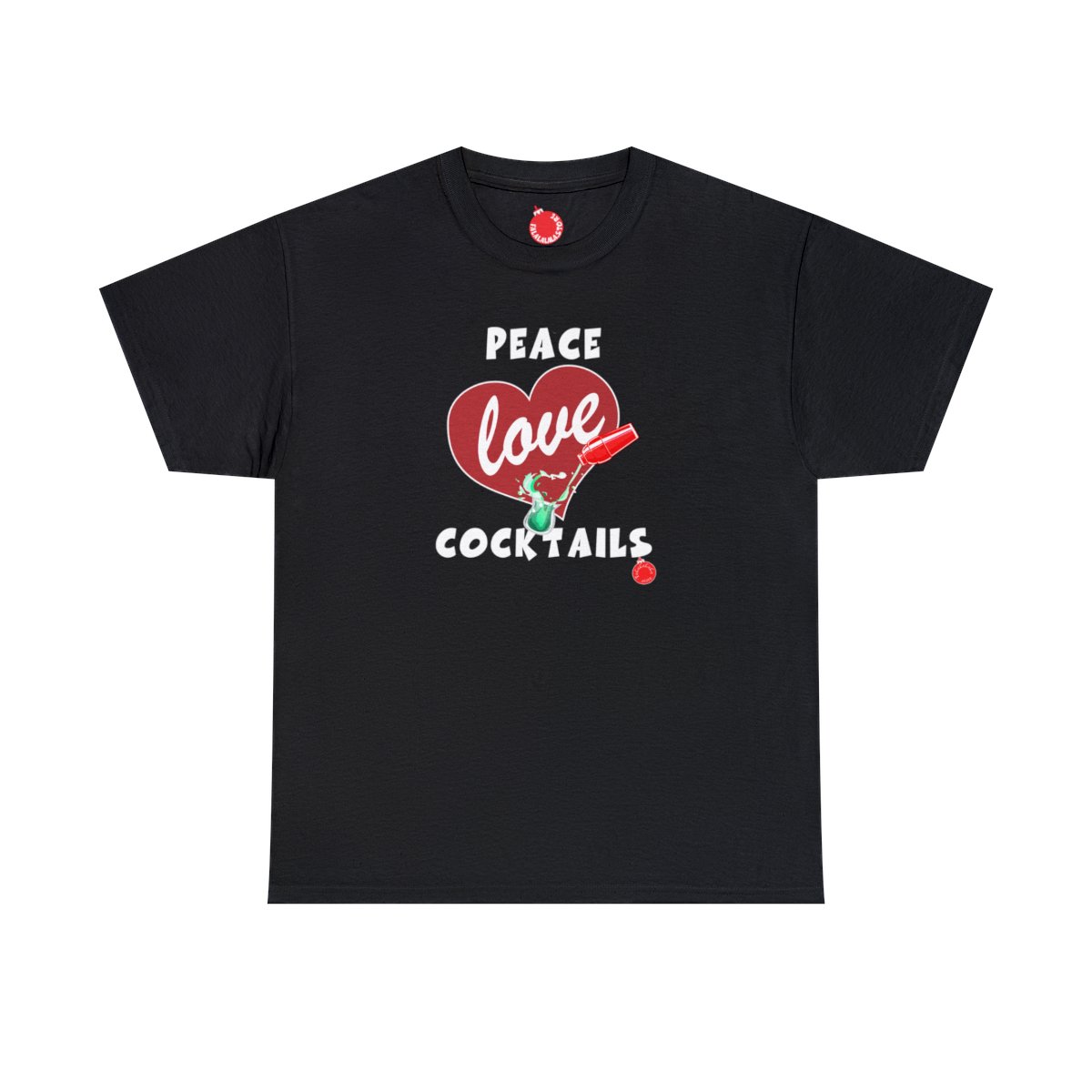 Peace Love Cocktails Tee