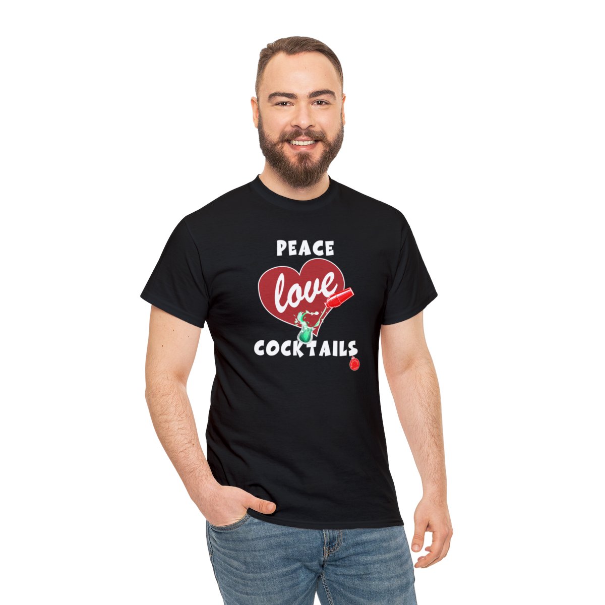 Peace Love Cocktails Tee - Image 5