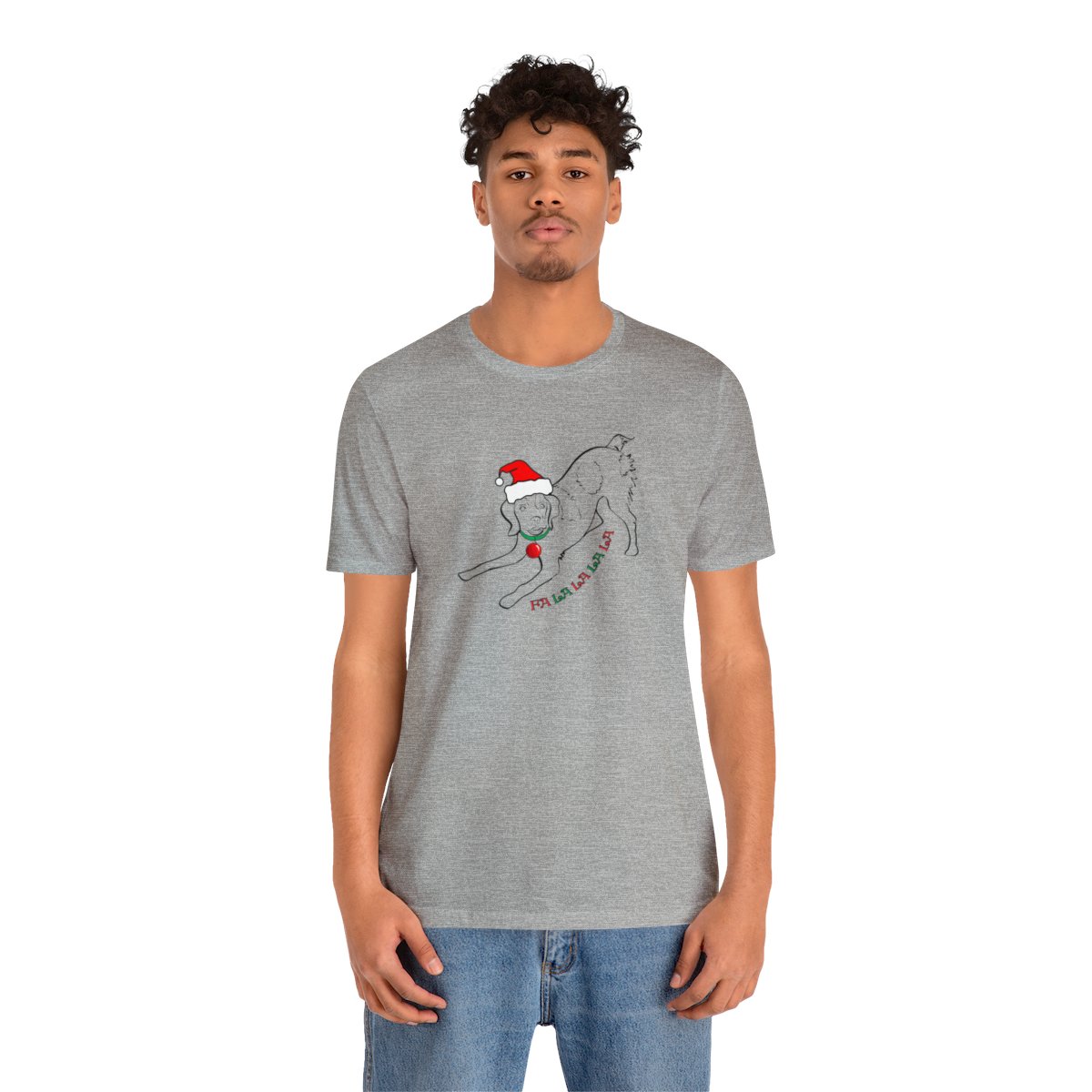 FaLaLaLaLa Brittany Christmas Unisex Tee - Image 16