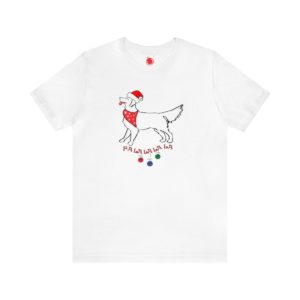 FaLaLaLaLa Golden Retriever Christmas Unisex Tee