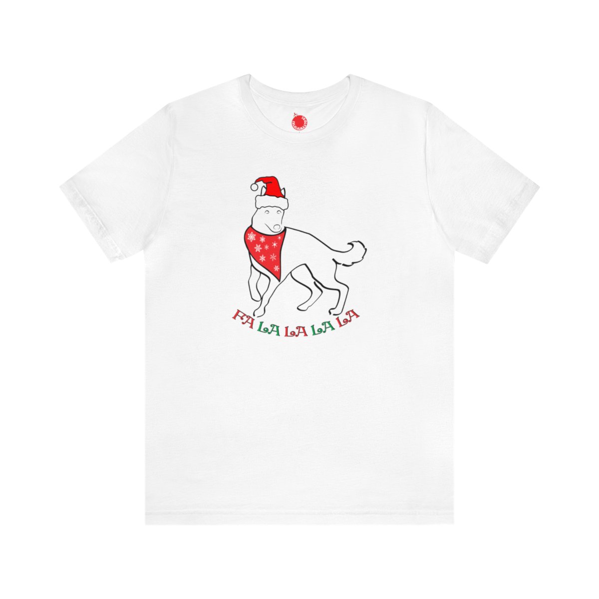 FaLaLaLaLa German Shepherd Christmas Unisex Tee