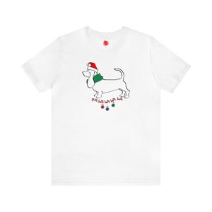 FaLaLaLaLa Basset Hound Christmas Unisex Tee