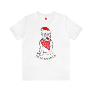 FaLaLaLaLa Bulldog Christmas Unisex Tee