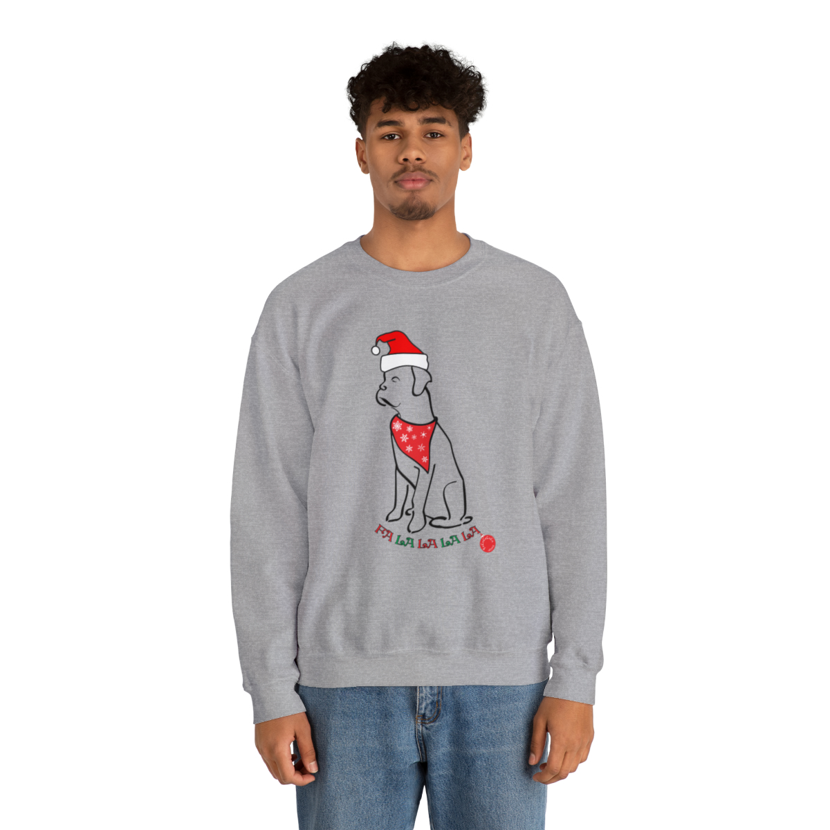 FaLaLaLaLa Boxer Christmas Sweatshirt - Image 4
