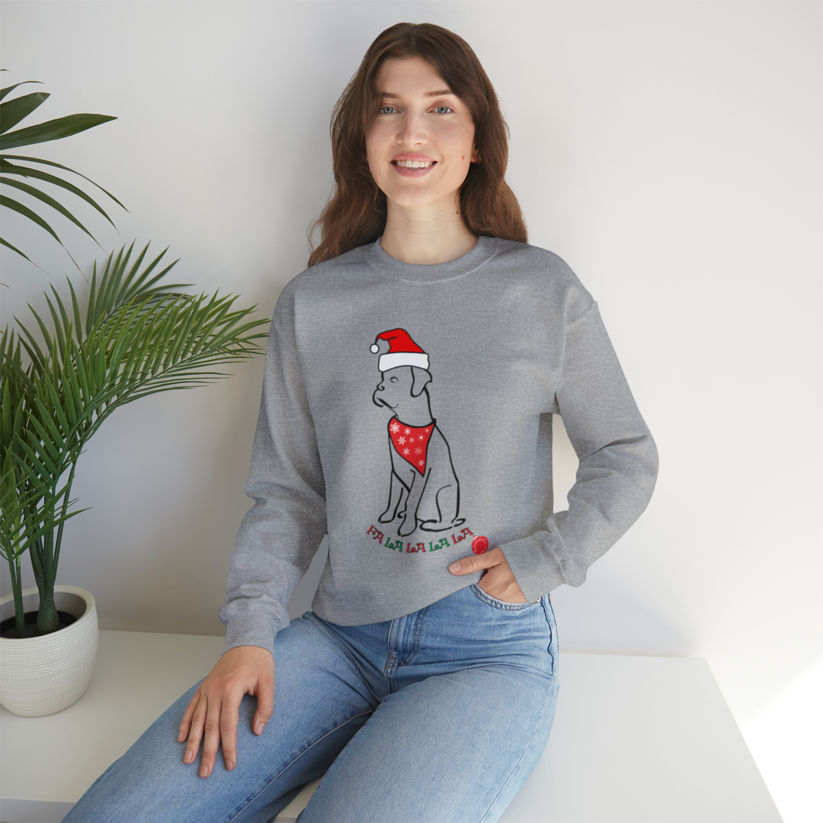 FaLaLaLaLa Boxer Christmas Sweatshirt - Image 7