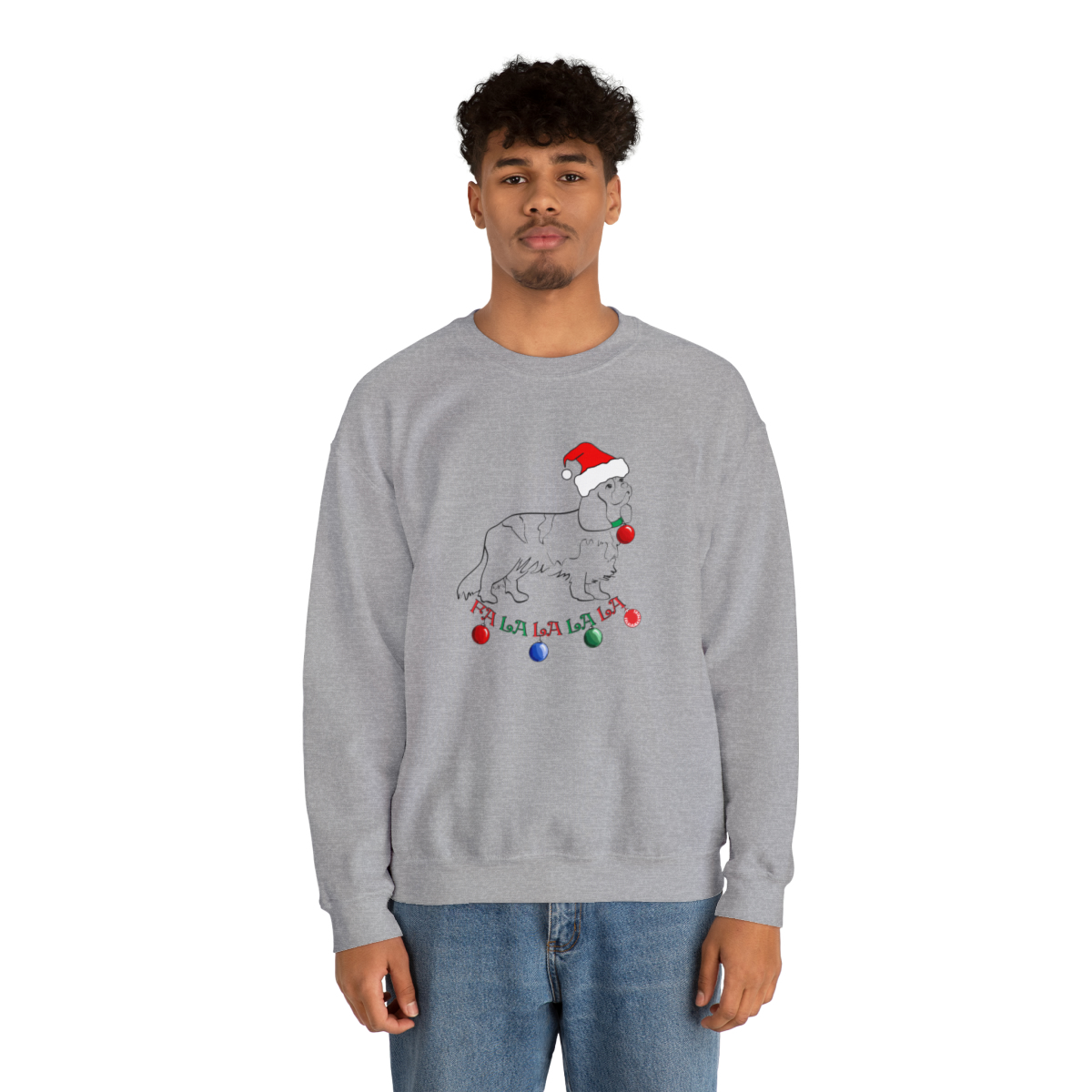Christmas Cavalier King Charles Spaniel Unisex Sweatshirt - Image 11