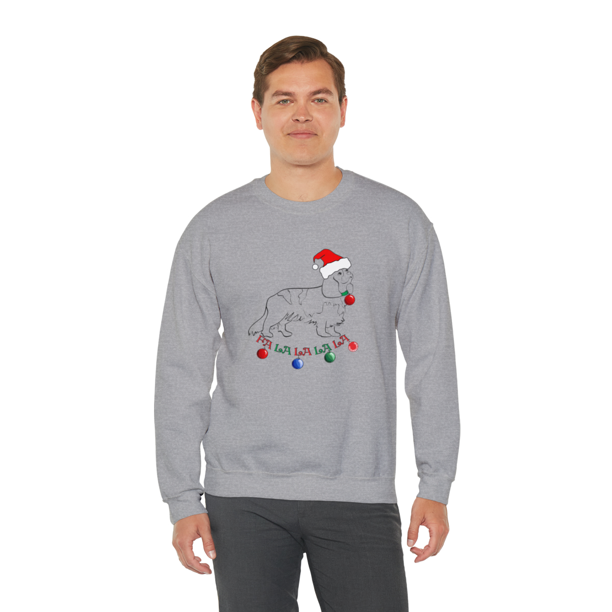Christmas Cavalier King Charles Spaniel Unisex Sweatshirt - Image 12