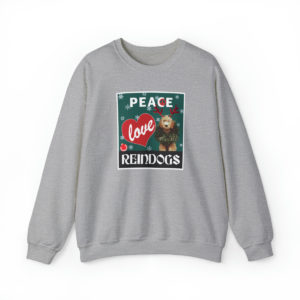 Peace Love Reindogs Goldendoodle Unisex Sweatshirt
