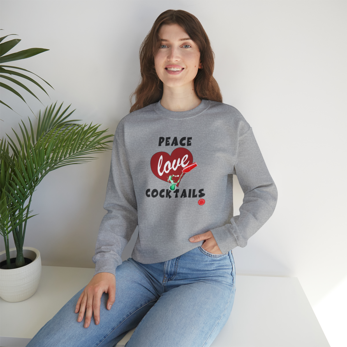 Peace Love Cocktails Sweatshirt - Image 21