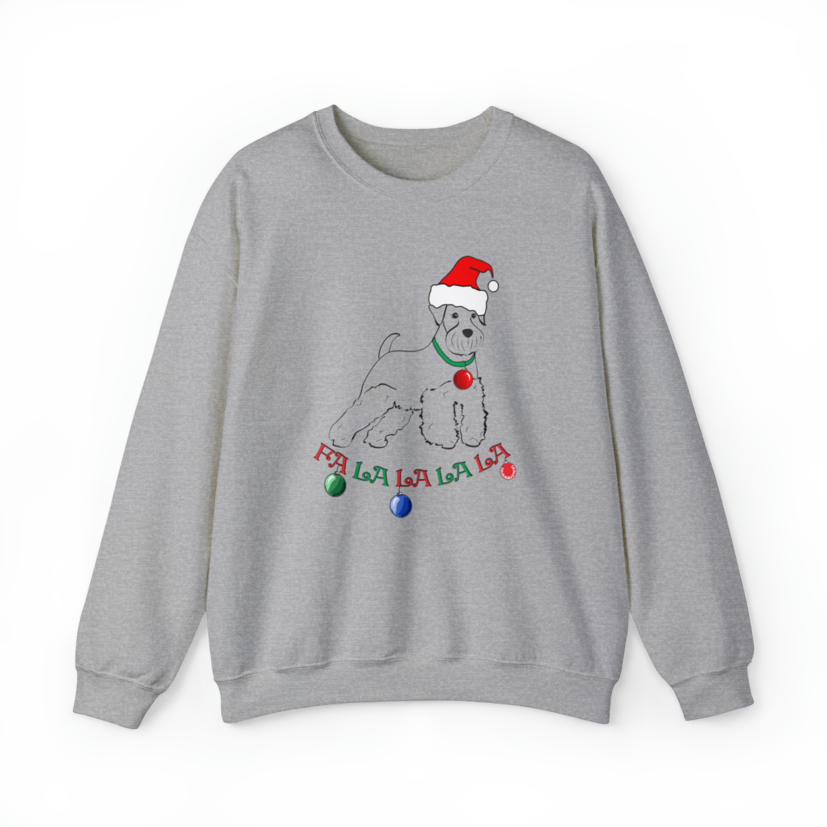 FaLaLaLaLa Schnauzer Unisex Sweatshirt - Image 8