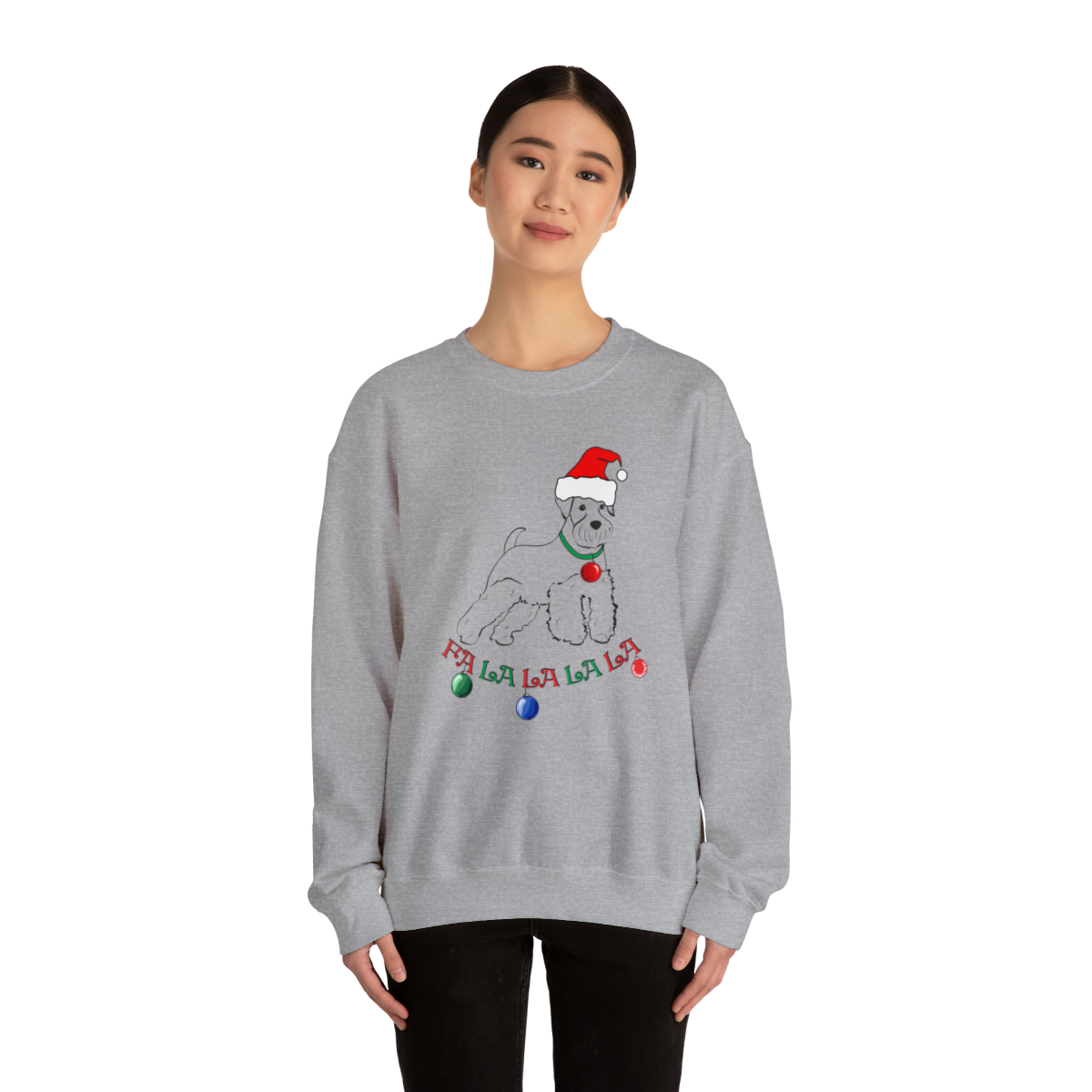 FaLaLaLaLa Schnauzer Unisex Sweatshirt - Image 10