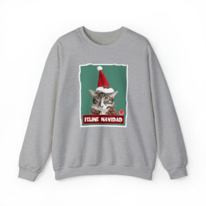 Feline Navidad Unisex Sweatshirt