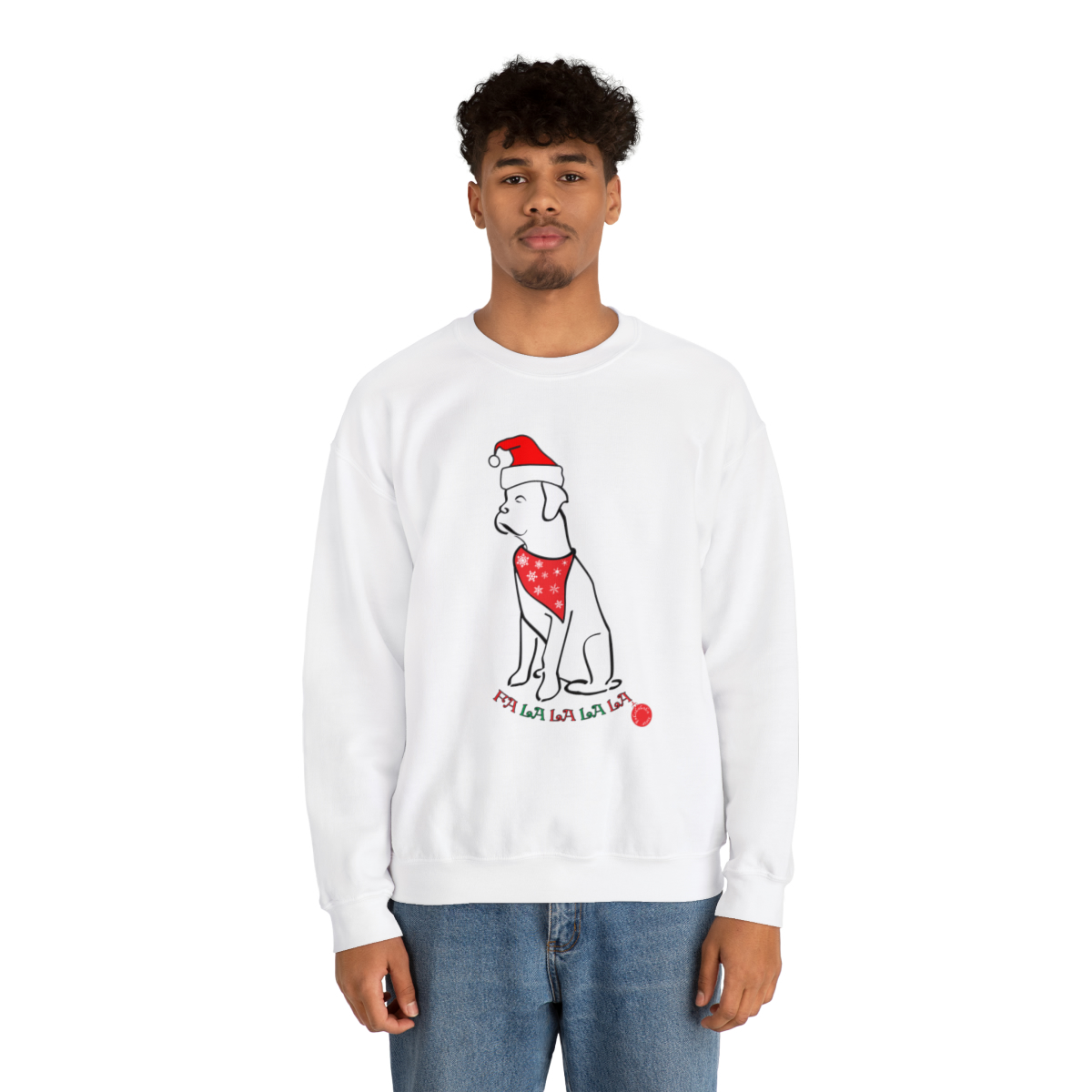 FaLaLaLaLa Boxer Christmas Sweatshirt - Image 11