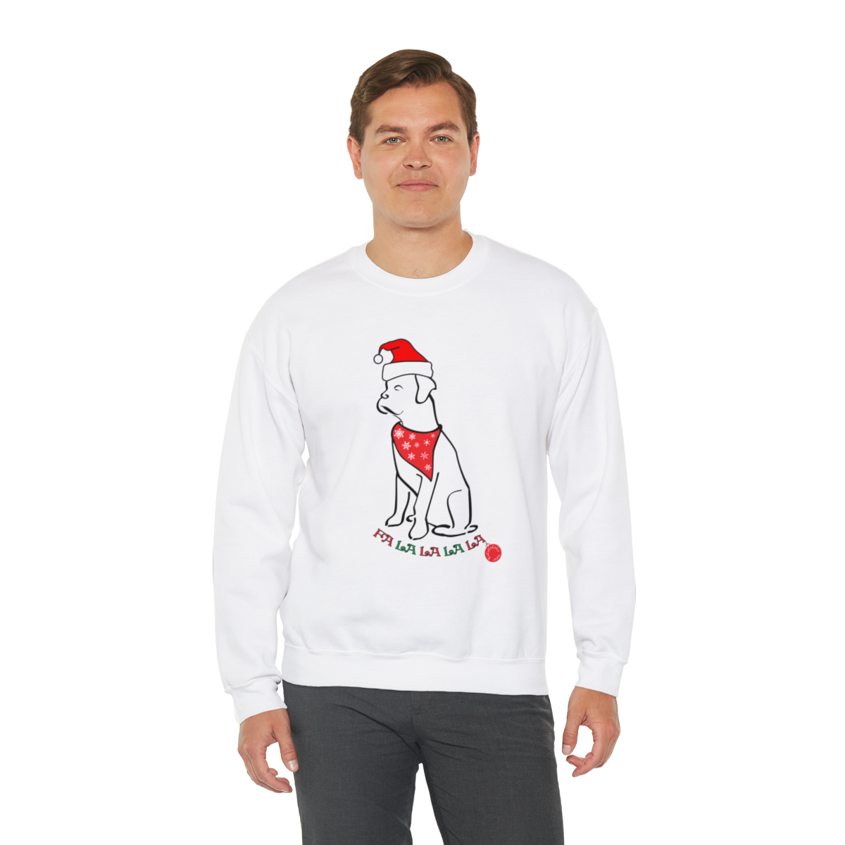 FaLaLaLaLa Boxer Christmas Sweatshirt - Image 12