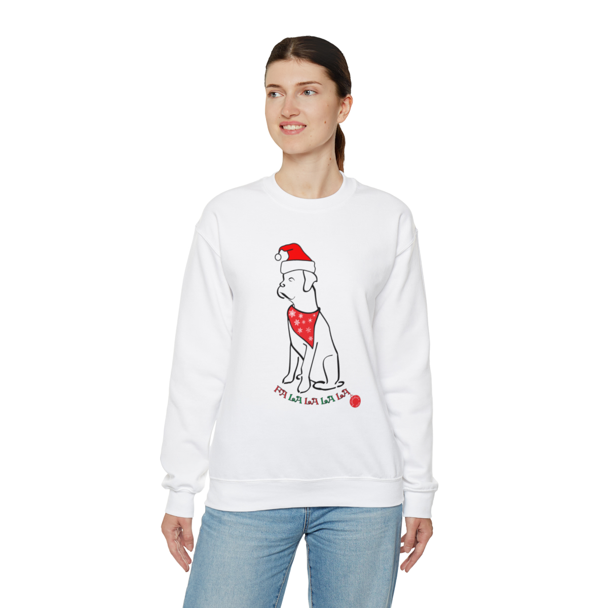FaLaLaLaLa Boxer Christmas Sweatshirt - Image 13