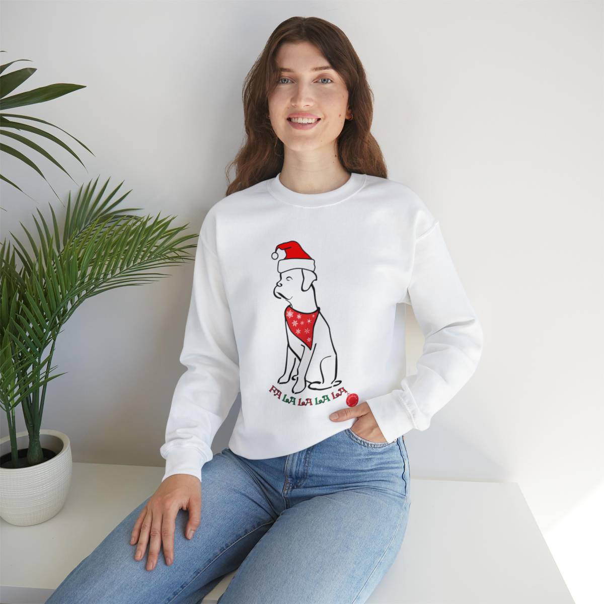 FaLaLaLaLa Boxer Christmas Sweatshirt - Image 14