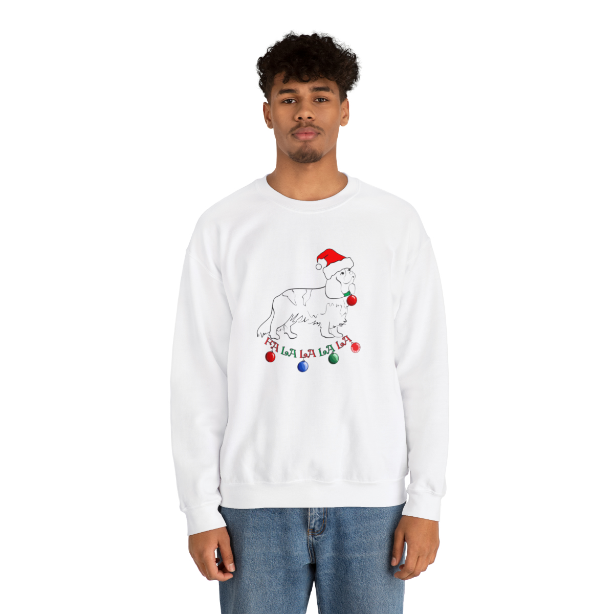 Christmas Cavalier King Charles Spaniel Unisex Sweatshirt - Image 4