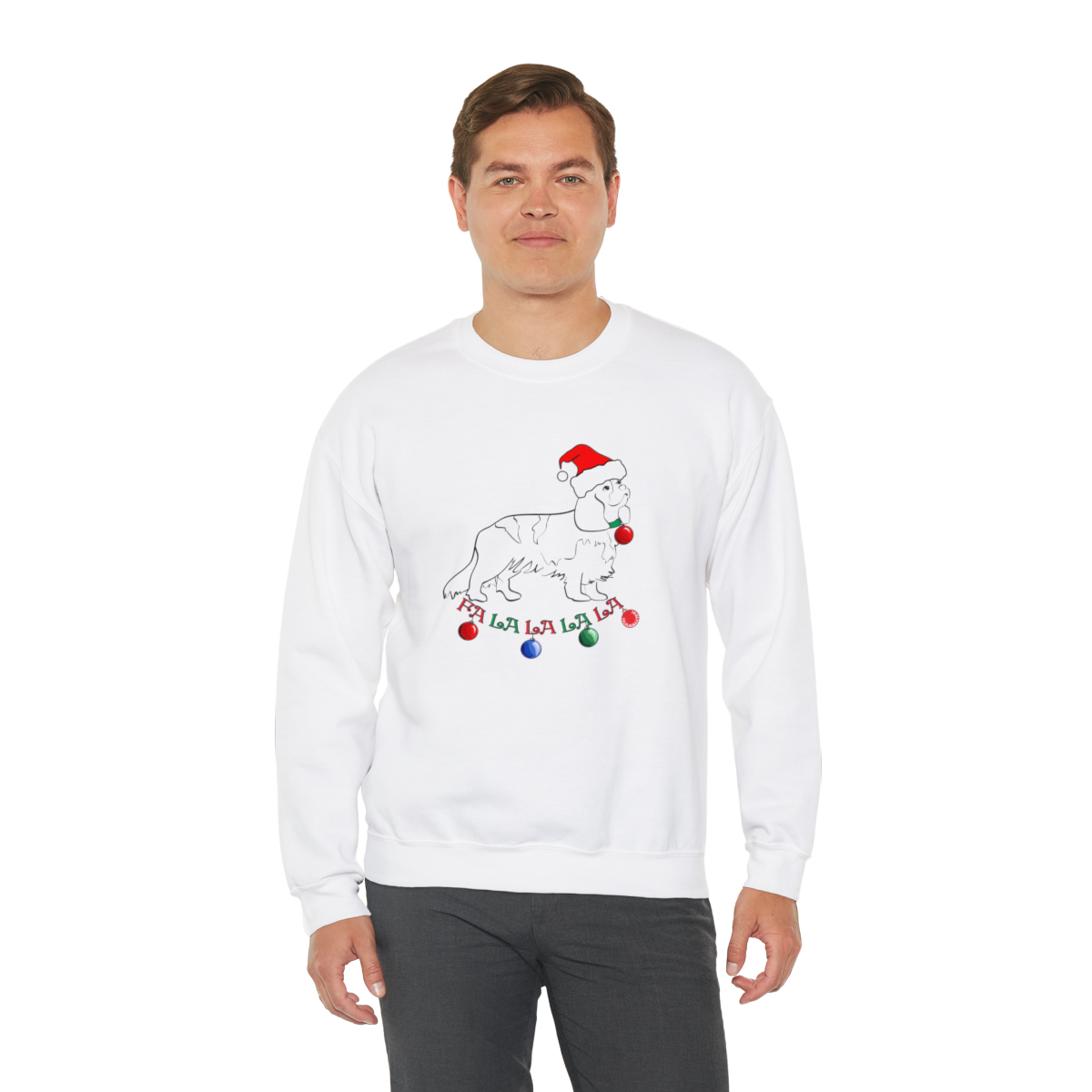 Christmas Cavalier King Charles Spaniel Unisex Sweatshirt - Image 5