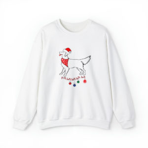 FaLaLaLaLa Golden Retriever Christmas Unisex Sweatshirt