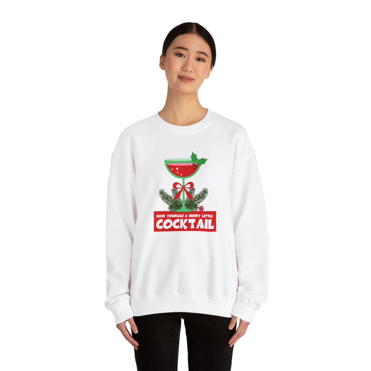 Have Yourself a Merry Little Cocktail Sweatshirt - Image 3