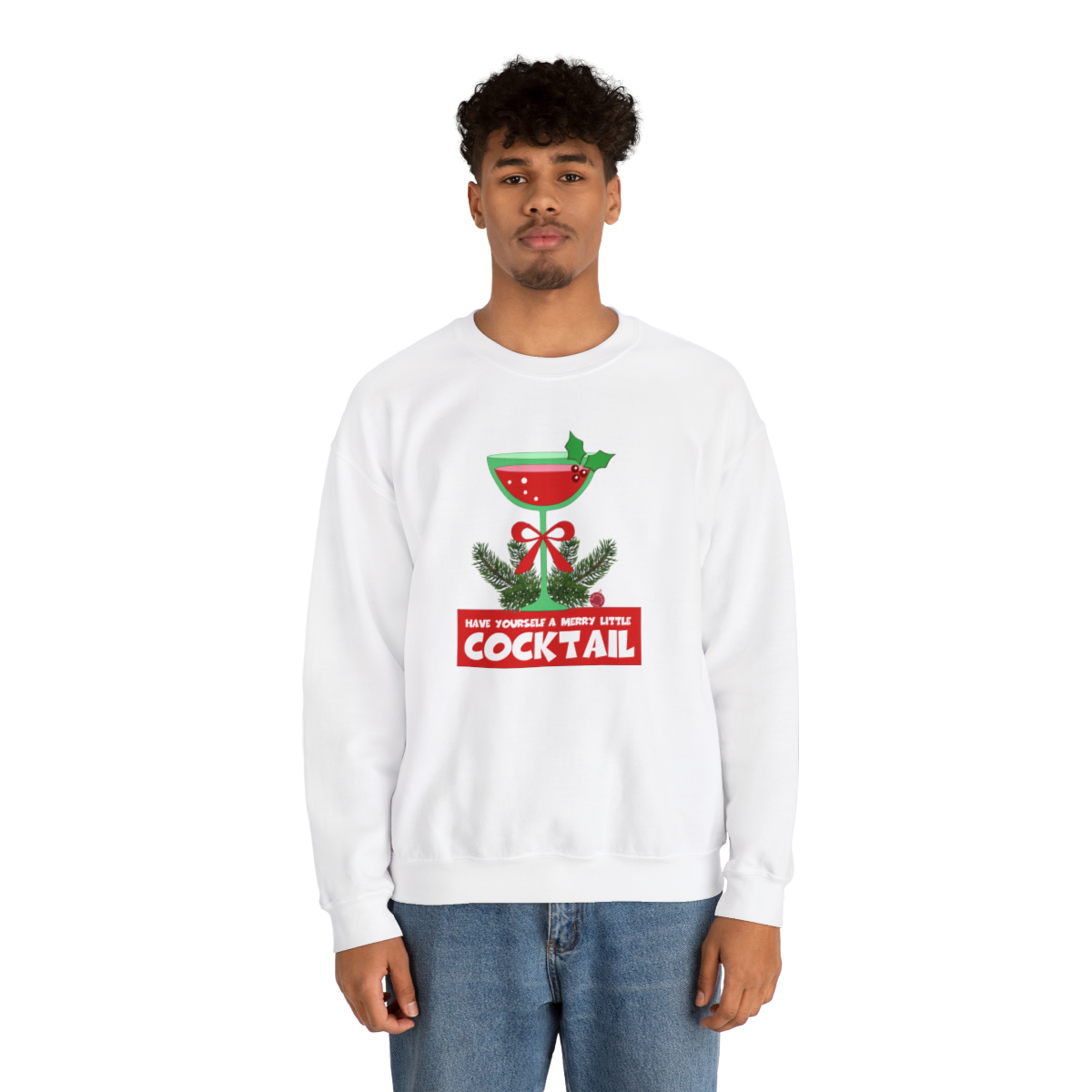 Have Yourself a Merry Little Cocktail Sweatshirt - Image 4