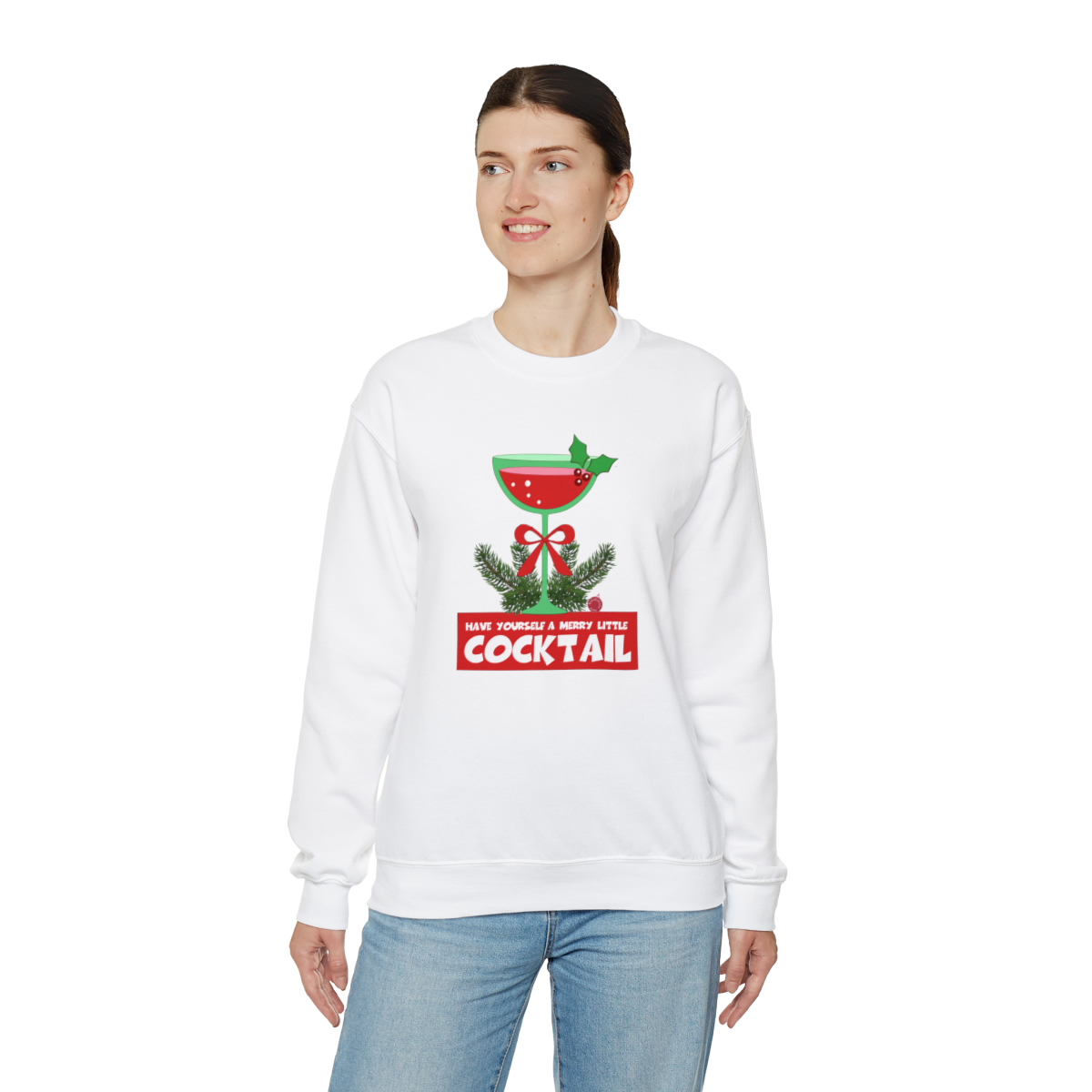 Have Yourself a Merry Little Cocktail Sweatshirt - Image 6