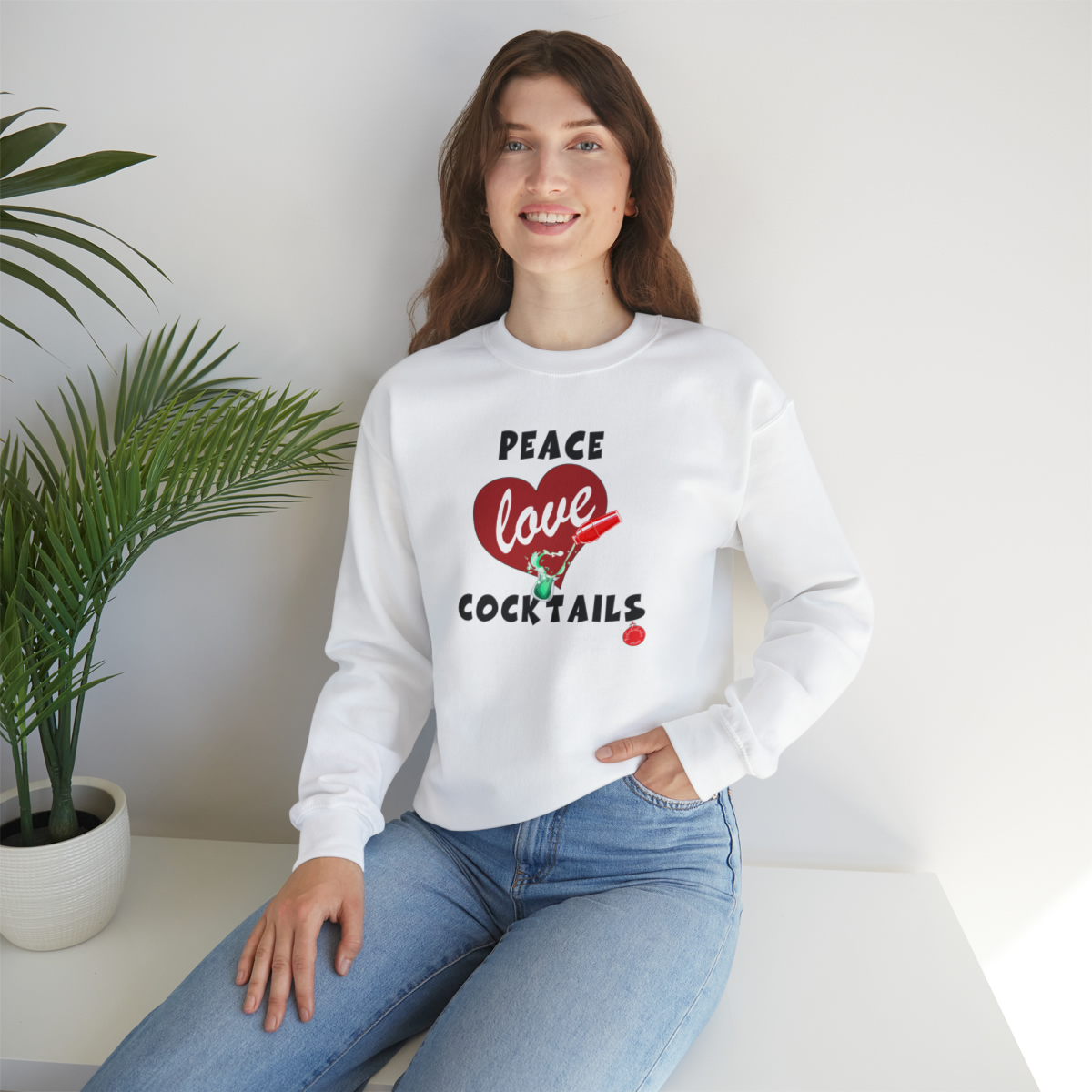Peace Love Cocktails Sweatshirt - Image 14