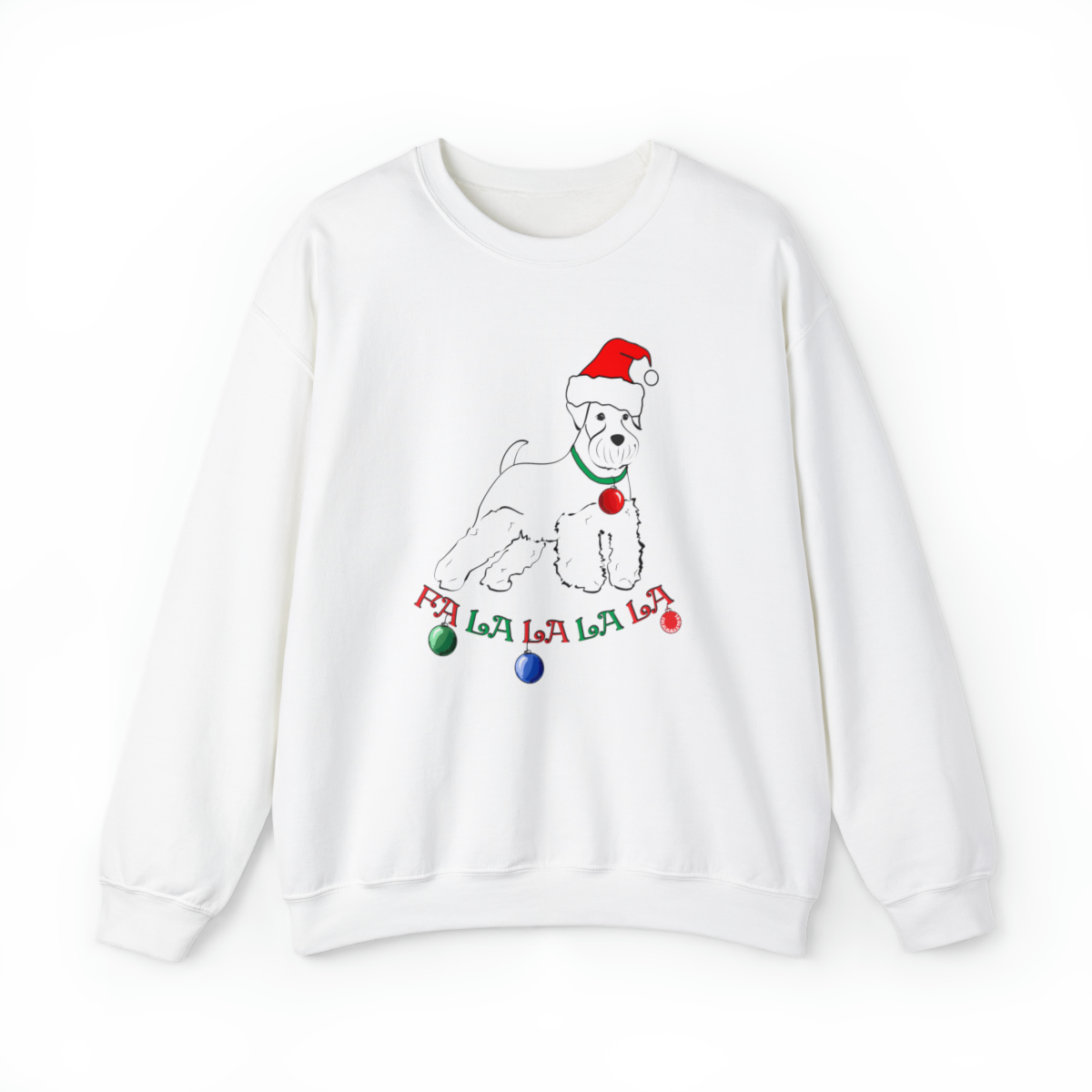 FaLaLaLaLa Schnauzer Unisex Sweatshirt