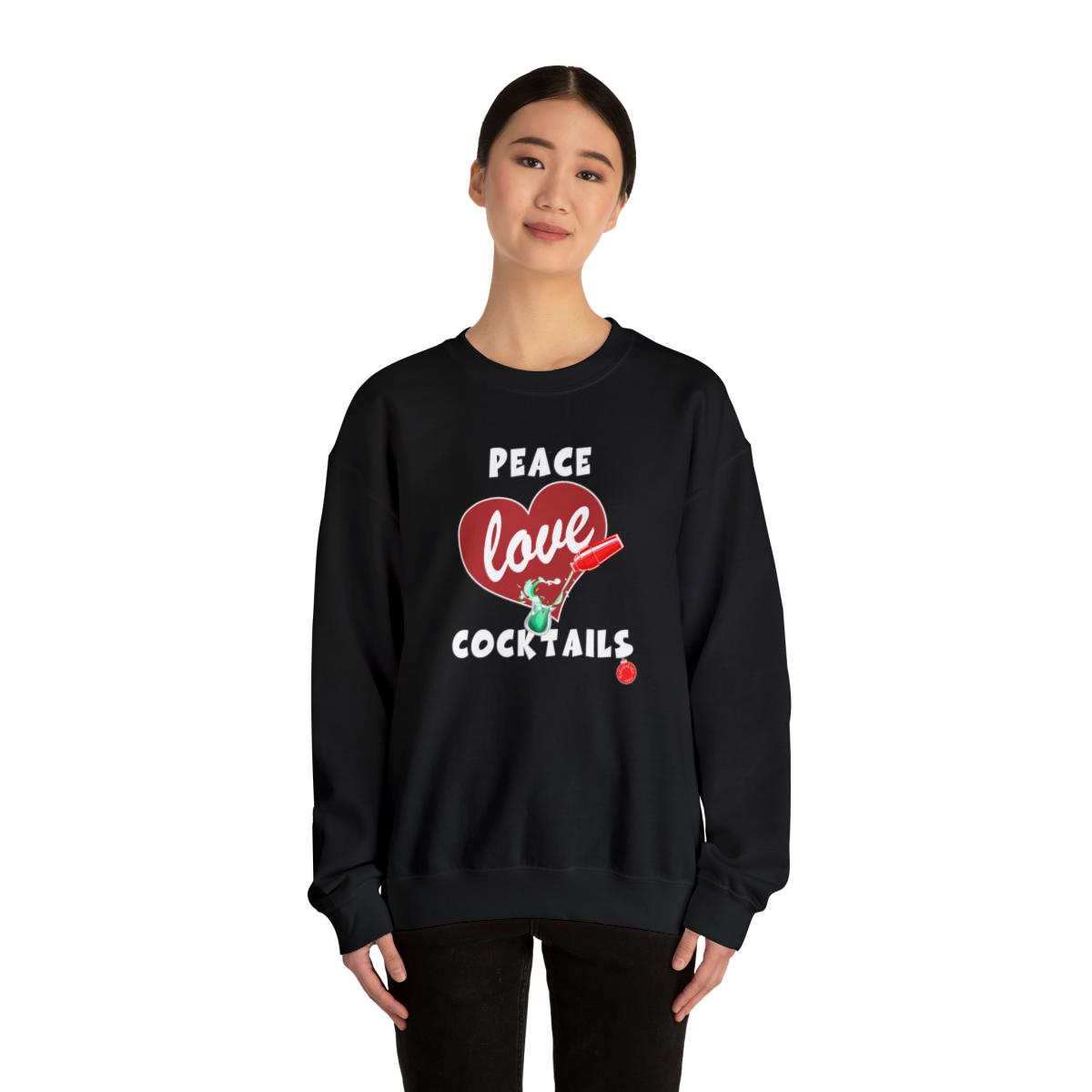 Peace Love Cocktails Sweatshirt - Image 3