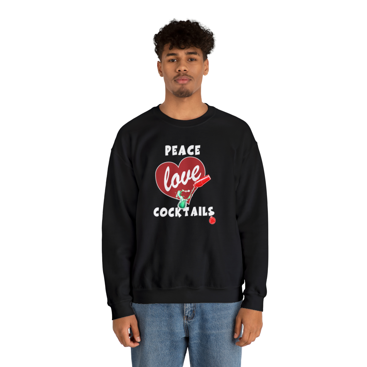 Peace Love Cocktails Sweatshirt - Image 4