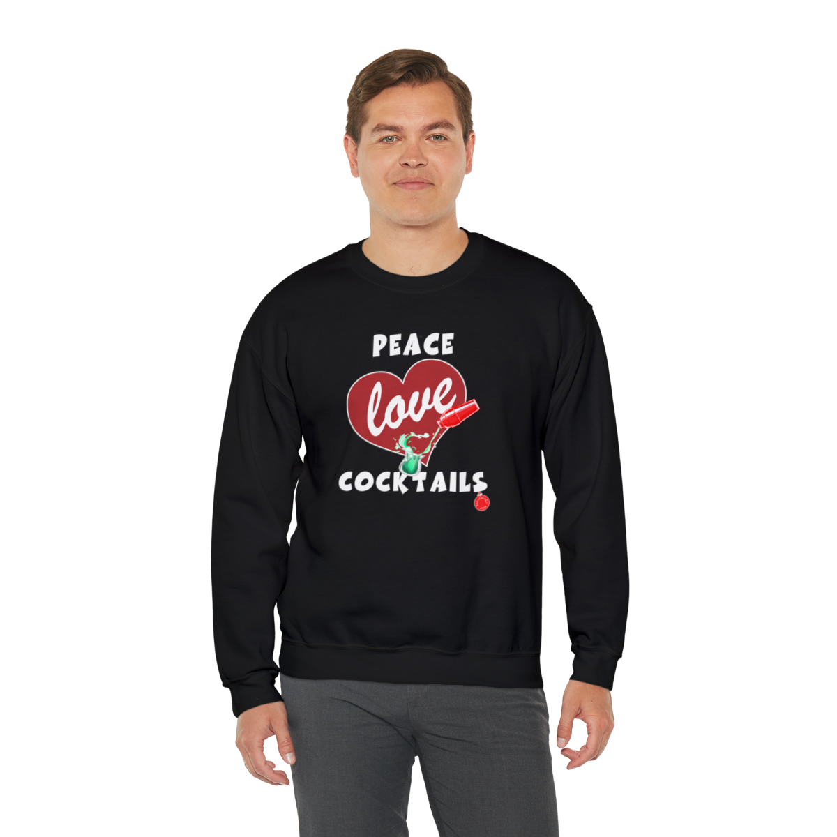 Peace Love Cocktails Sweatshirt - Image 5