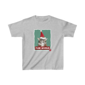 Feline Navidad Kids Tee