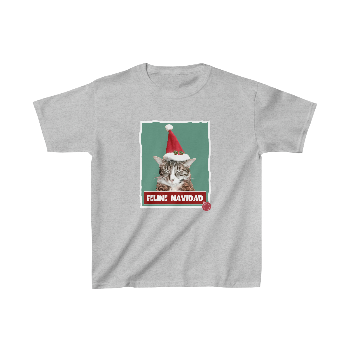 Feline Navidad Kids Tee