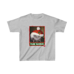Feline Navidad Grinch Kids Tee