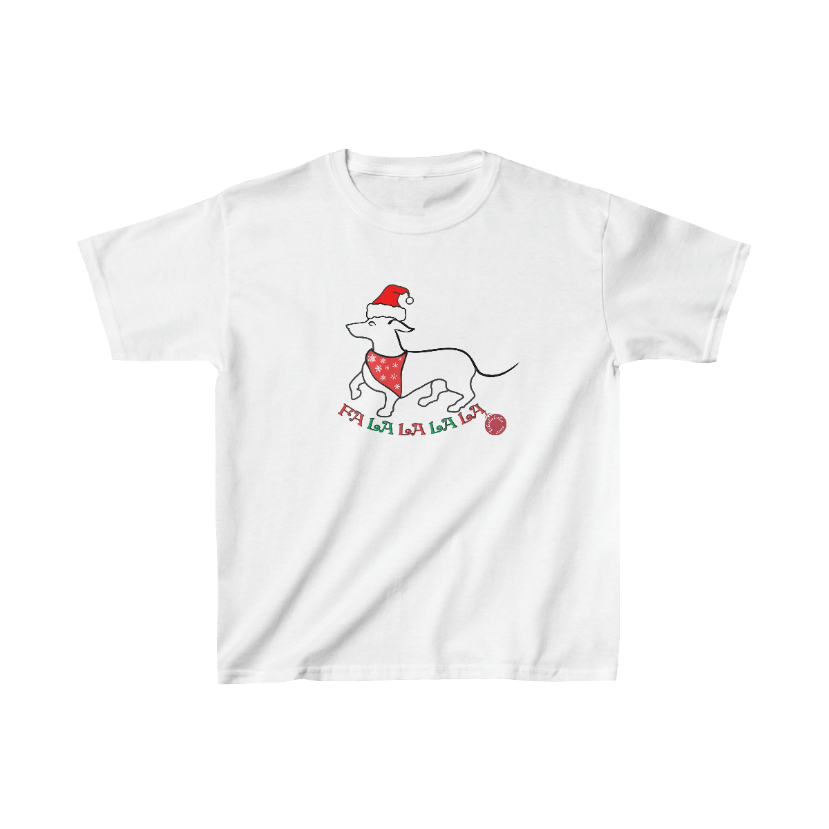Falalalala Dachshund Kid's Tee