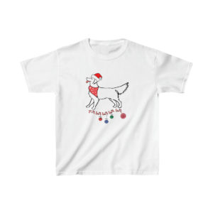 Falalalala Golden Retriever Kid's Tee