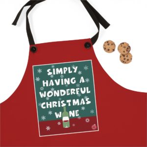 Wonderful Christmas Wine Apron