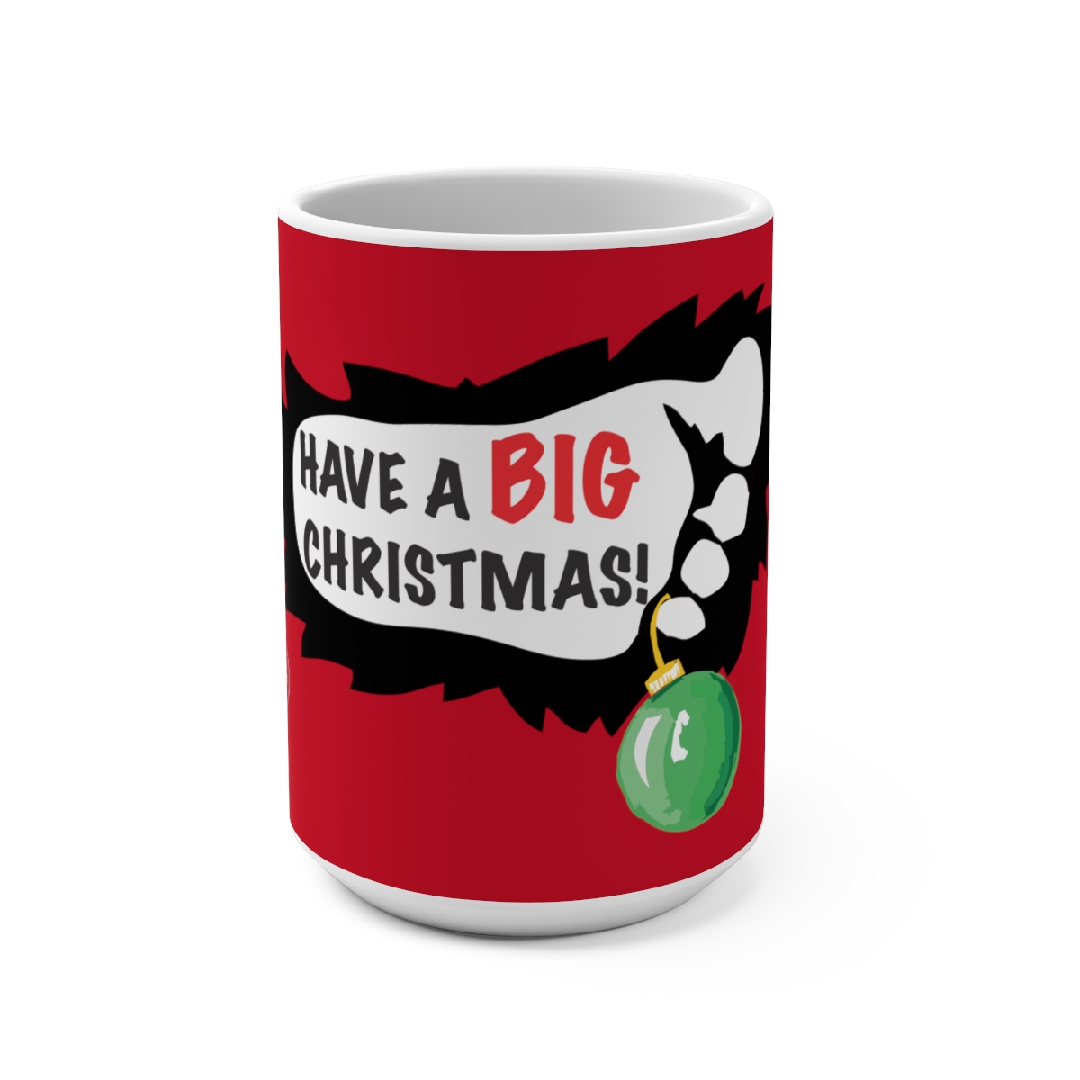 Bigfoot Christmas Mug 15oz