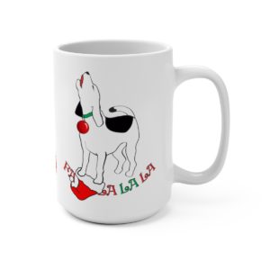 Christmas Beagle Mug 15oz
