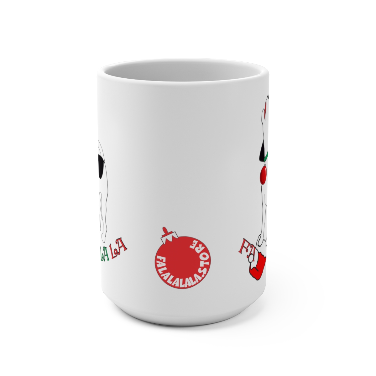 Christmas Beagle Mug 15oz - Image 2
