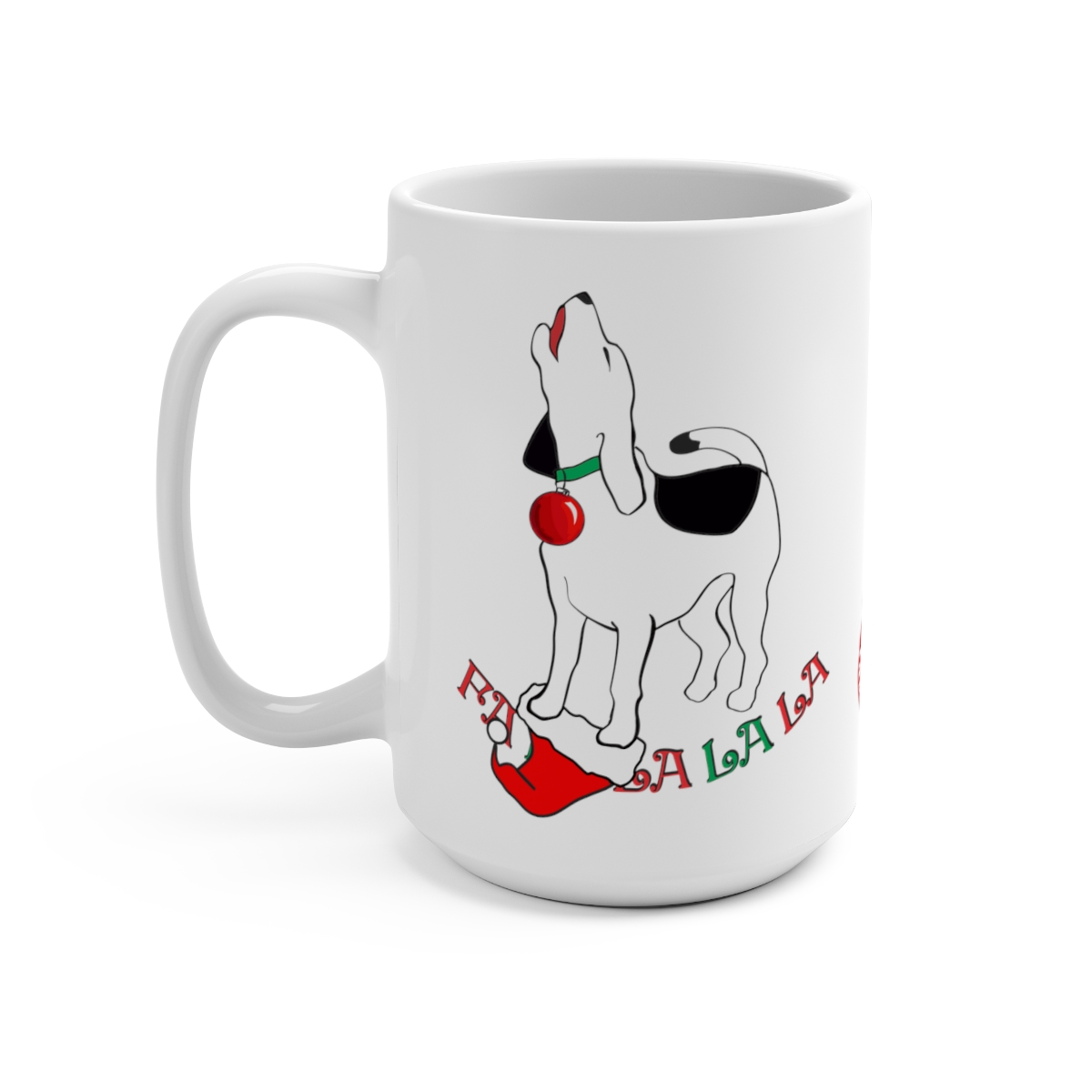 Christmas Beagle Mug 15oz - Image 3
