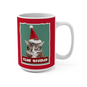 Feline Navidad Mug 15oz